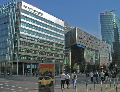 Modern Buildings near Potsdamer Platz in Berlin