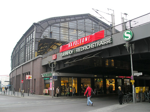 Friedrickstrasse Station in Berlin Germany