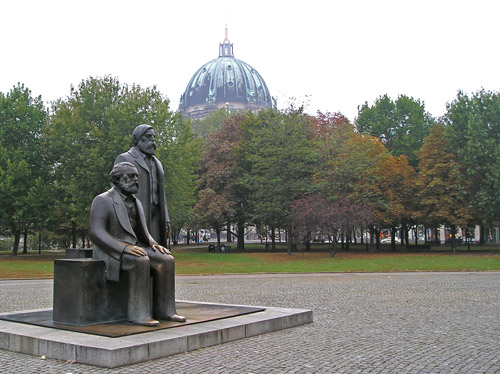 Marx-Engels Forum in Berlin Germany