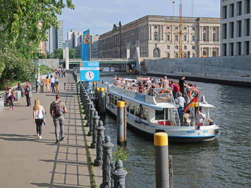 Spree River in Berlin Germany